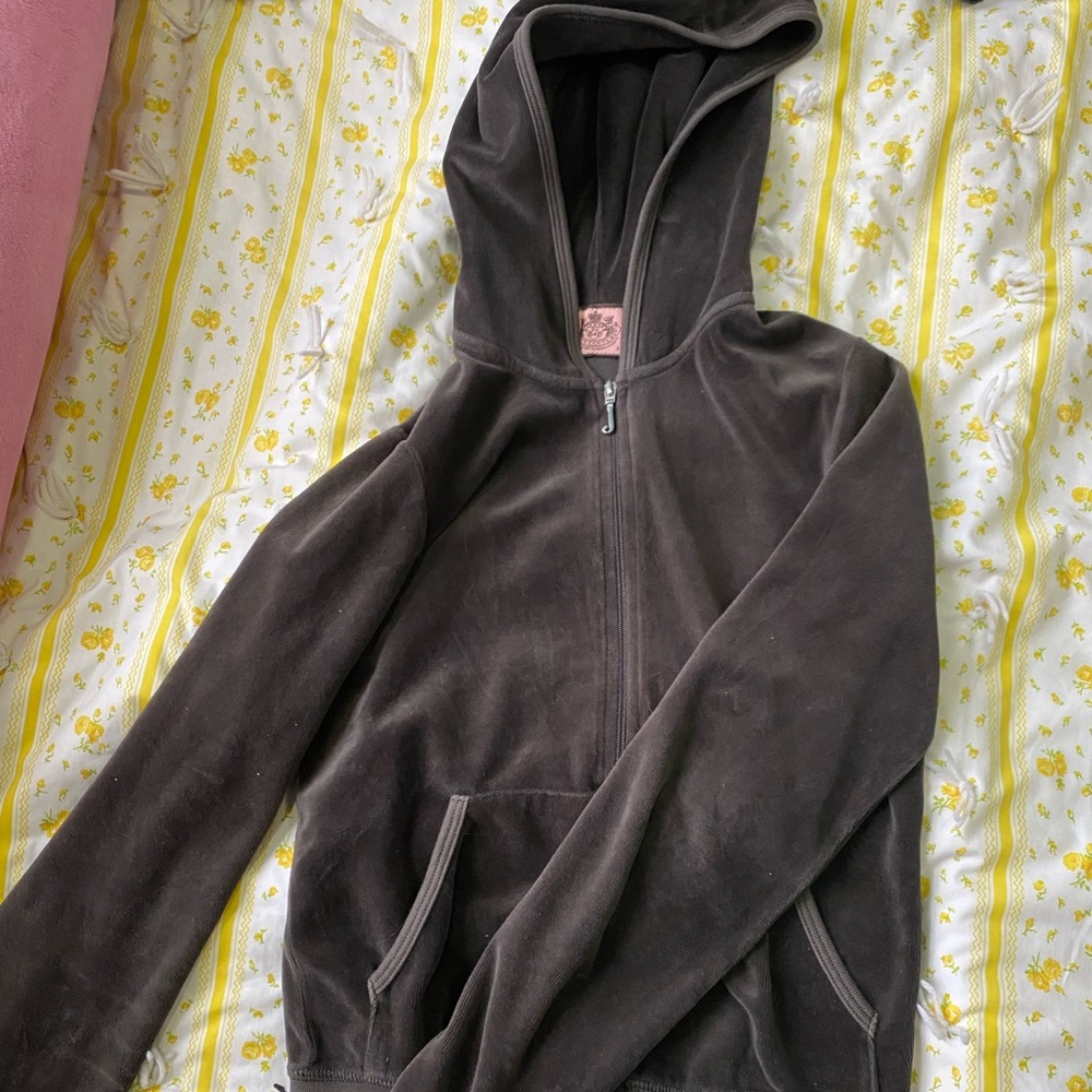 Grey juicy couture zip up